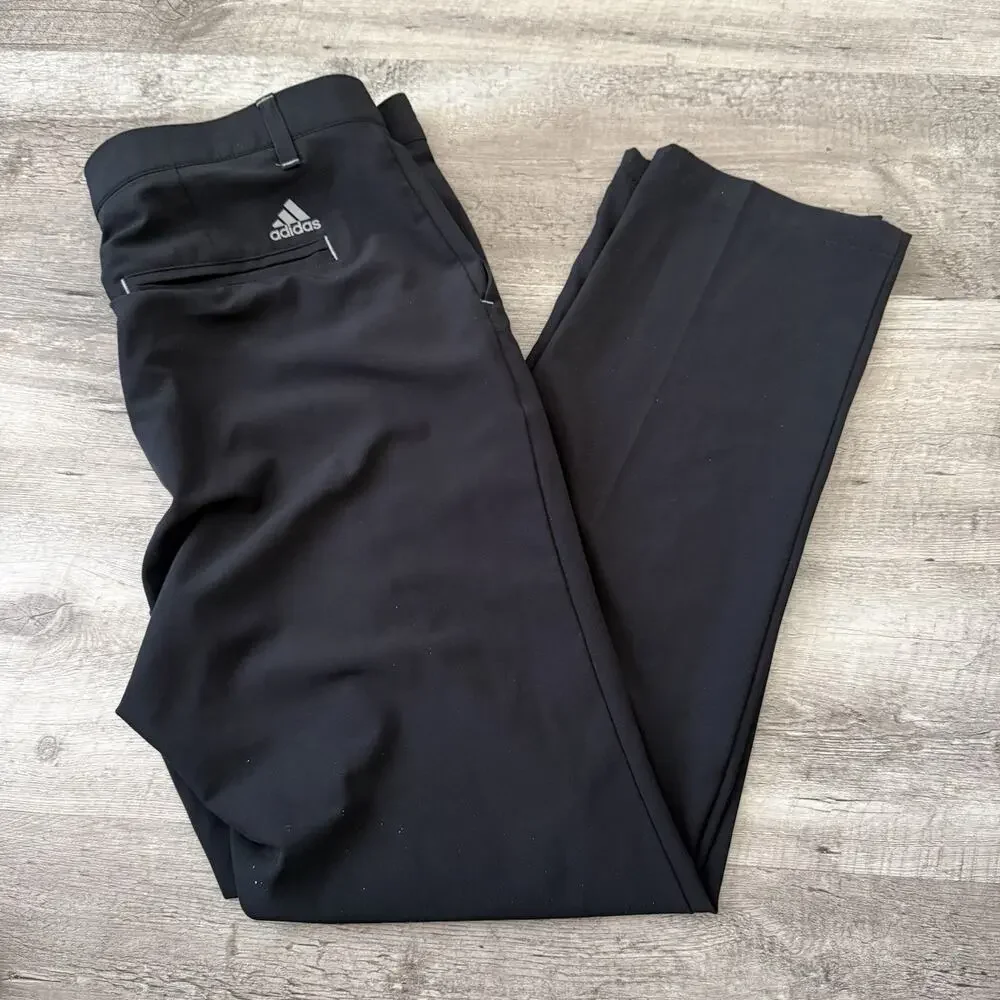 Adidas Ultimate 365 Tapered Golf Pants Mens 34x32 Black DQ2188 Lightweight